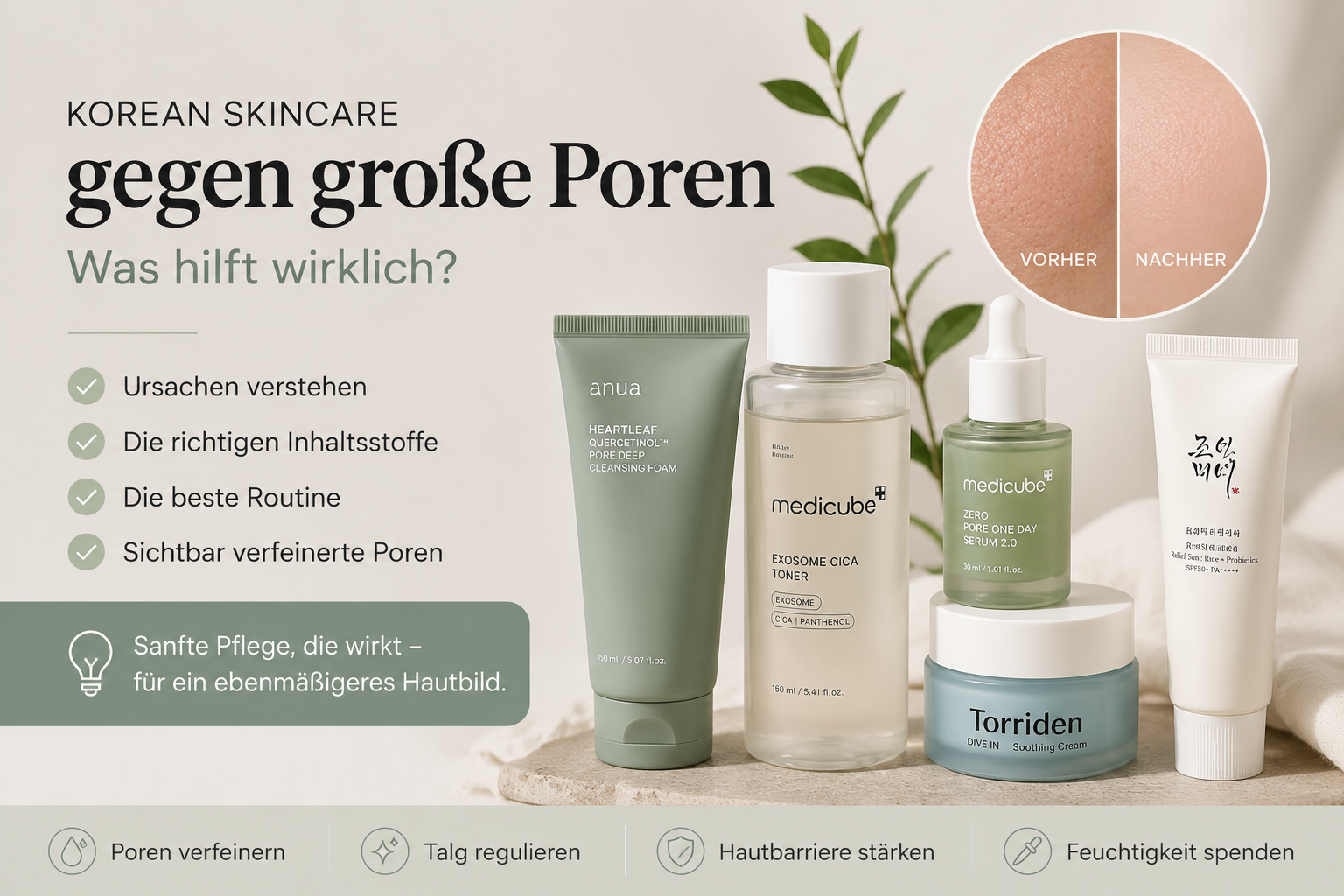 Korean Skincare gegen große Poren – Was hilft wirklich?