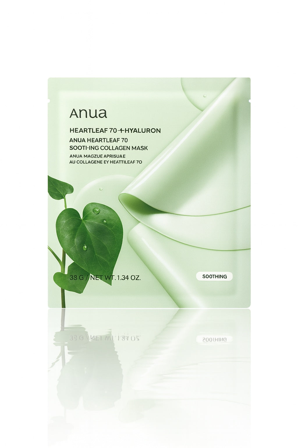 Anua – Heartleaf 70 Soothing Collagen Mask (1 Stück)