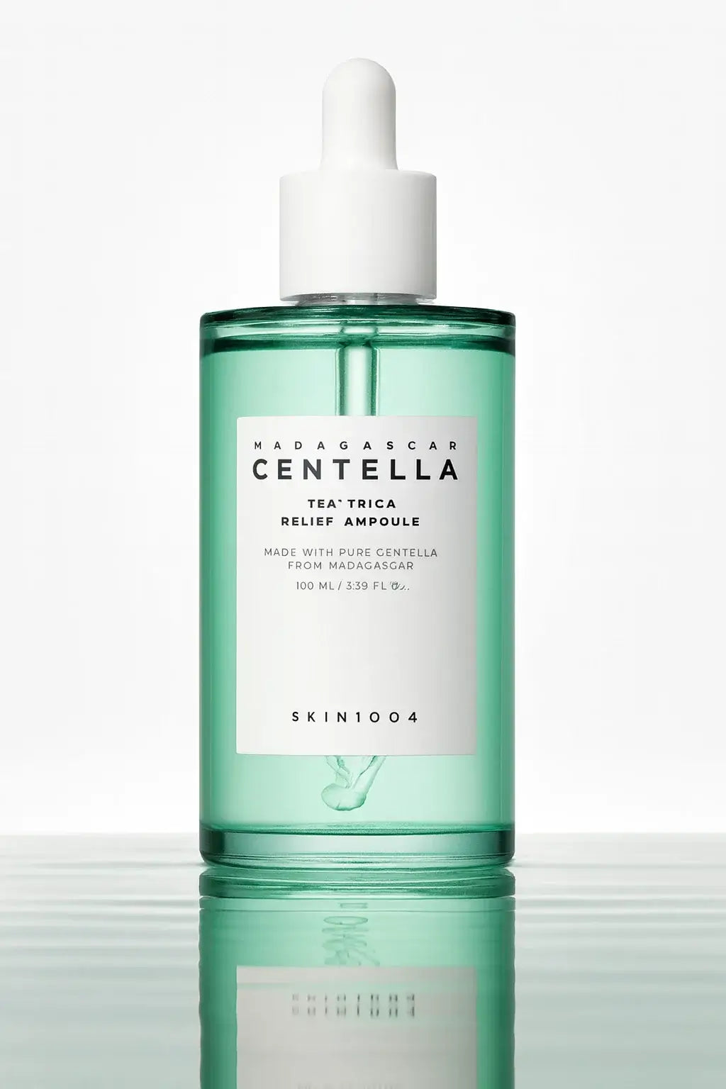 MADAGASCAR CENTELLA TEA TRÉATICA RELIEF AMPOULE – 100 ml Hautpflege für beruhigende Wirkung.